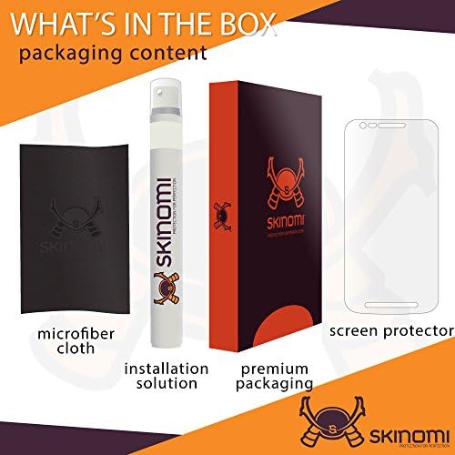 Skinomi Ekran Koruyucu ile Uyumlu Motorola Moto E3 Güç Temizle TechSkin TPU Anti-Kabarcık HD Film