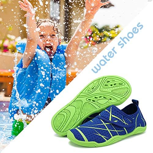 FANTURE Kız ve Erkek su ayakkabısı Hafif Konfor Taban Kolay Yürüyüş Atletik Kayma Aqua Çorap (Yürümeye Başlayan/Küçük Çocuk