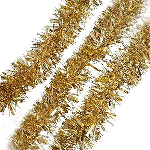 Noel Tinsel ağacı süsleri Tinsel Garland altın dayanıklı ve kullanışlı pratik