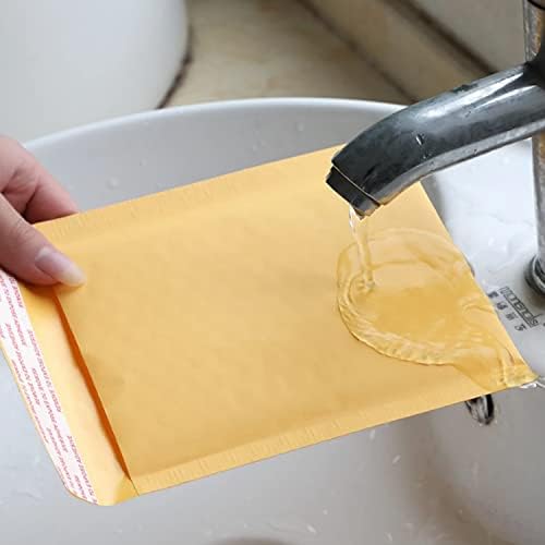 Kraft baloncuklu zarf 4,5 x 7 İnç Güvenilir Nakliye Zarf Paketleme Çözümü Postaları Immuson Beyaz 4,5 x 7 Kendinden Contalı