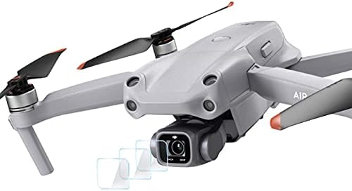 debous [3 paket] Lens Ekran Koruyucu için DJI Mavic Hava 2 S Drone, tam Kapsama 9 H Sert Temperli Cam Anti-Scratch [Kabarcık