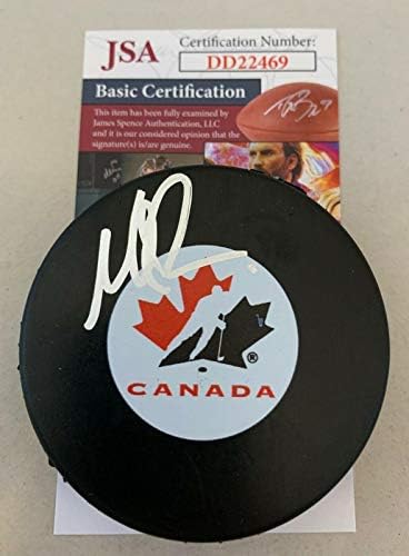 Martin Brodeur New Jersey Devils imzalı Kanada Takımı puck imzalı HOF JSA İmzalı NHL Diskleri