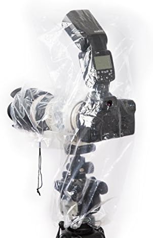 Movo (10 Paket) RC2 Temizle Yağmur Kapak DSLR Kamera için, flaş, ve Lens kadar 18 Uzun