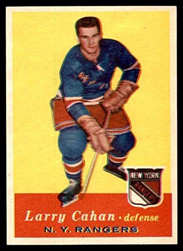 1957 Topps 59 Larry Cahan New York Rangers - Hokey (Hokey Kartı) ESKİ / MT Rangers-Hokey