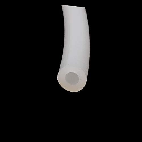 X-DREE 3mm x 6mm Isıya Dayanıklı Silikon Tüp Yüksek Sıcaklığa Dayanıklı Kauçuk Boru 2M Uzunluk (Tubo in gomma resistente