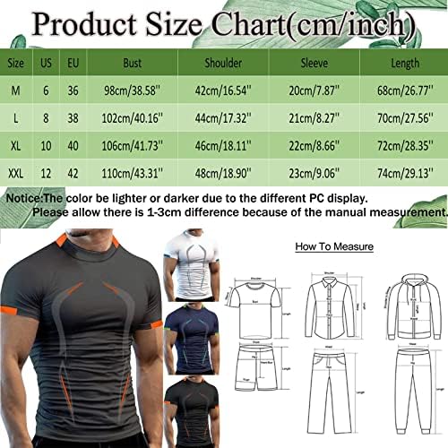 Erkekler için XXBR Egzersiz Gömlekleri, Nem Esneklik Hızlı Kuru Aktif Atletik Spor Performans T Shirt Kas Egzersiz TopsMens