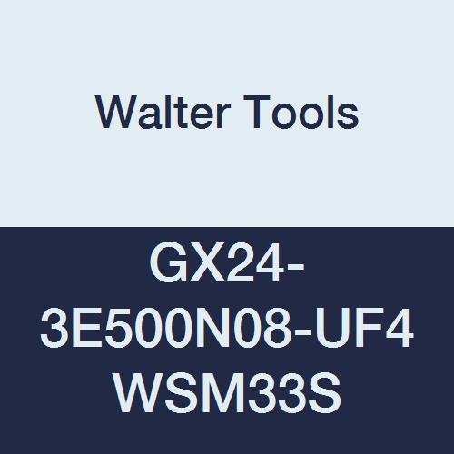 Walter Araçları GX24-3E500N08-UF4 WSM33S Karbür Tiger-Tec Kanal Açma Endekslenebilir Dönüm Ekleme, 1/32 Köşe Yarıçapı (10'lu