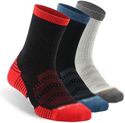 WXBDD 3 Çift Yürüyüş erkek çorapları Sıcak ve Geçirmez Spor Açık Sıcak Nötr Çorap (Renk: Siyah)