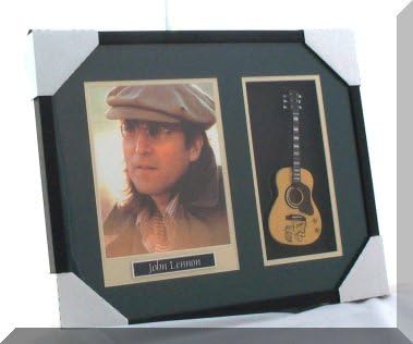 John Lennon Gitar Shadowbox Gölge Kutusu Çerçeve Beatles Barış
