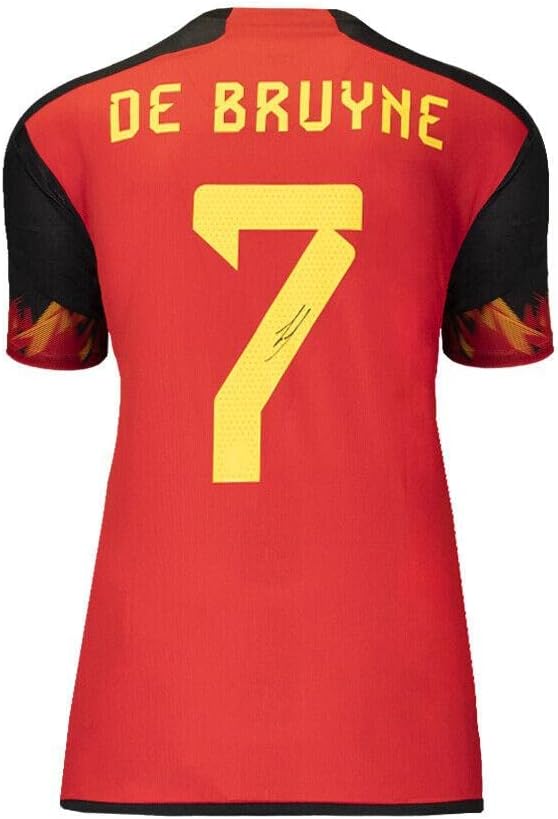 Kevin De Bruyne İmzalı Belçika Forması: Ana Sayfa, 2022-23 İmzalı Forma-İmzalı Futbol Formaları