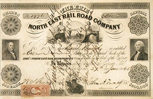 John A. Tracy-Erie ve Kuzey Doğu Demiryolu-Stok Sertifikası