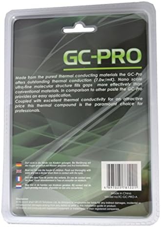 Gelid Solutions GC-PRO 1g Aletli - Soğutucu için Termal Macun / Maksimum ısı İletkenliği / Kullanımı Kolay / Aşındırıcı Olmayan