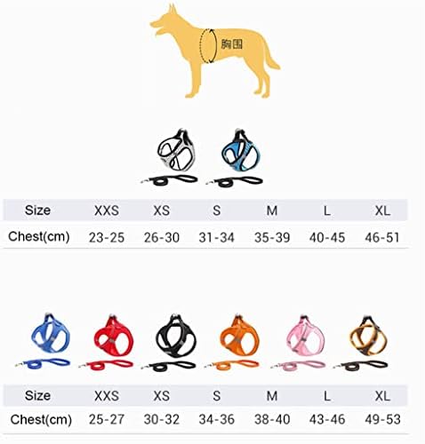 Jenerik Köpek Sling ve Tasma Seti Süper Küçük hiçbir Gerginlik Yansıtıcı Nefes Köpek Sling Pet Malzemeleri (Renk: Bir, Boyutu