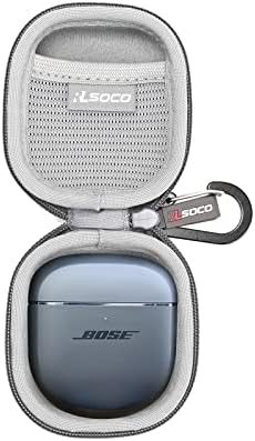RLSOCO sert çanta Bose QuietComfort Kulakiçi II / Kulakiçi 2 kulak içi kulaklıklar (Gri)