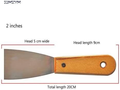 2 inç 20cm Çok Fonksiyonlu Manganez Çelik Macun bıçak Antirust Toplu Bıçak Yüksek Cilalı Silme Kazıyıcı Aracı Pratik ve Usta
